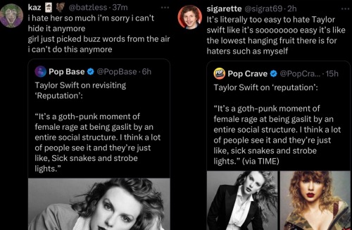 Twitter Roasts The Shit Out Of Taylor Swift For Her TIME Interview And Her Goth Punk Moment.