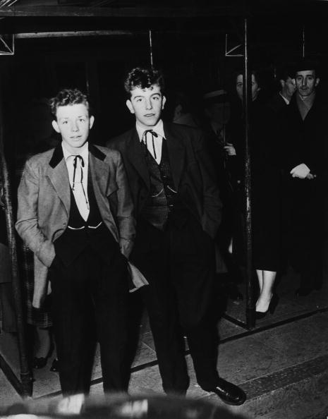 subcultureculture:  Two original 1954 Teddy Boys at Kingston upon Thames wearing