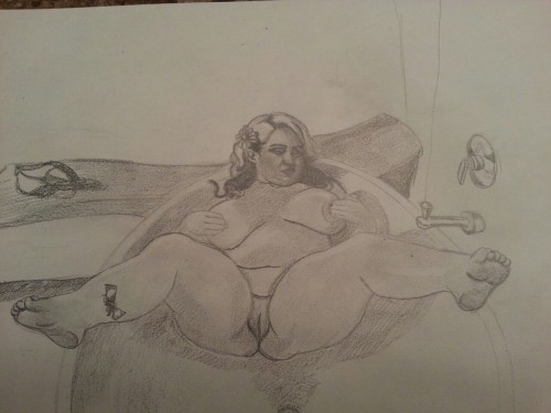 Drawing I did of bbwgloryfoxxx I love her porn pictures