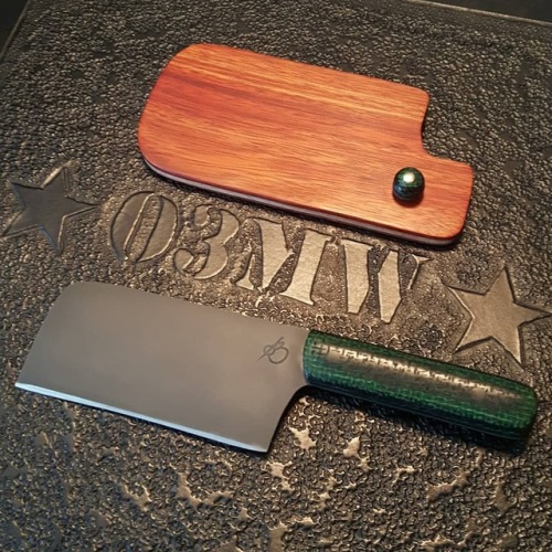 Cool little camp cleaver I have available, perfect size for throwing in your backpack. AEB-L stainle