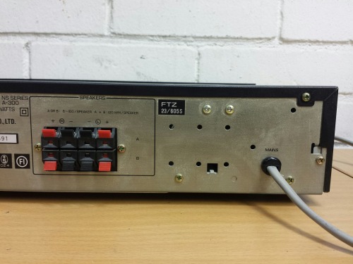Yamaha A-300 Natural Sound Stereo Amplifier, 1983
