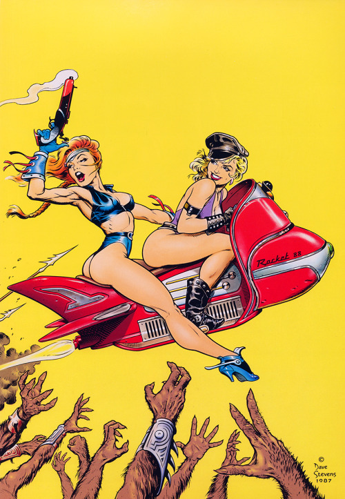 Rocket 88 / illustration by Dave Stevens, 1987.