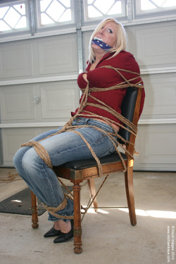 girls-tied-to-chairs:  Chair Tied 03 by ~mkeye1