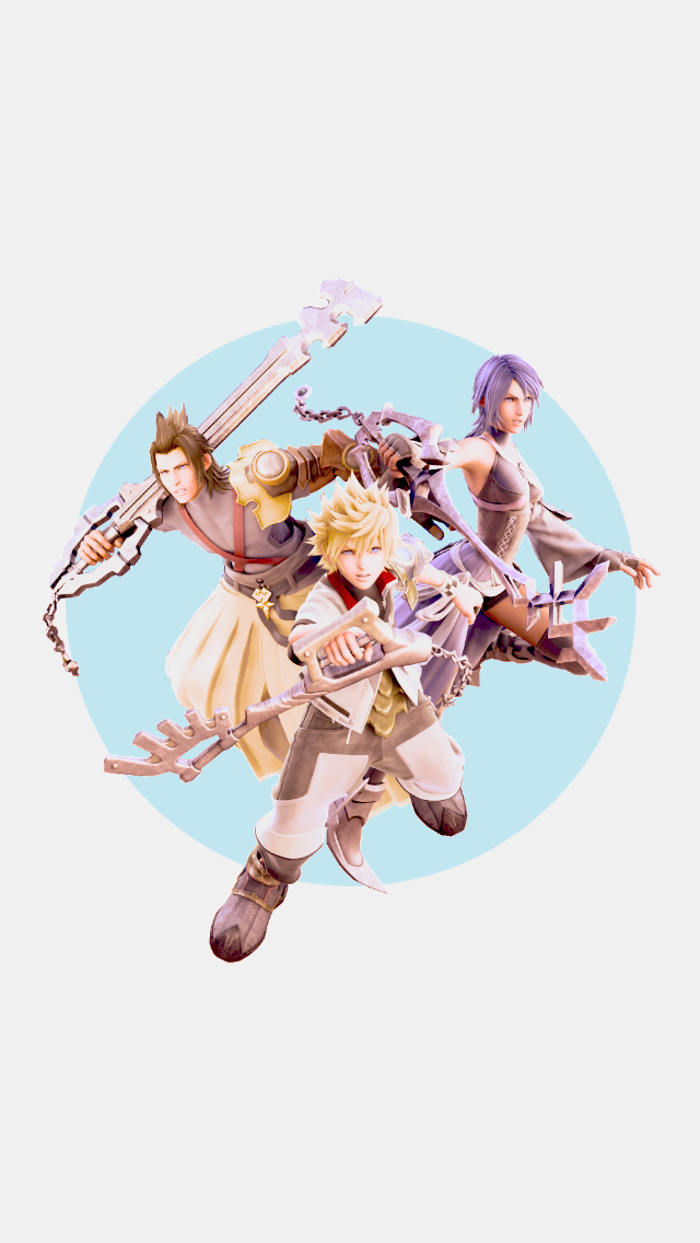 marluxiah:  kingdom hearts trios wallpapers for dianakingdomhearts! (640x1136) 