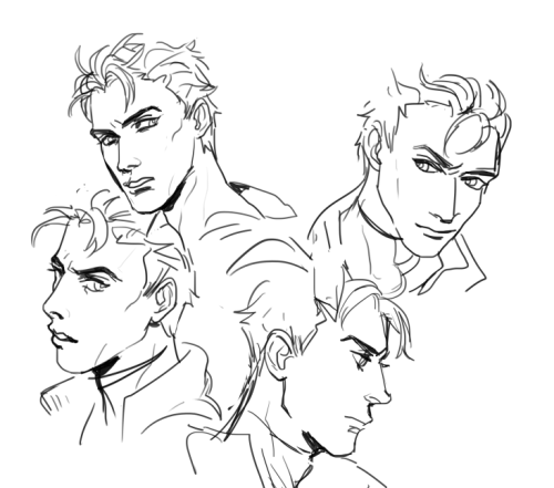 i hate drawing jason&rsquo;s hair with a raging sort of passion