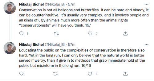 how2skinatiger: Great Twitter thread on how the anthropomorphising of animals can harm conservation 