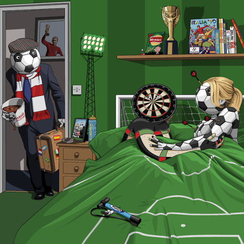 jimllpaintit - Football coming home with a bucket of vindaloo to...