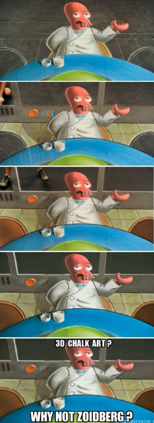 niknak79:  3D chalk art