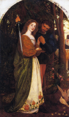 pre-raphaelisme:  The Guarded Bower by Arthur