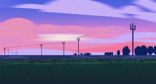 2/100 daily color study challenge #background #colorstyle #sunset #illustration #instart #art #100da