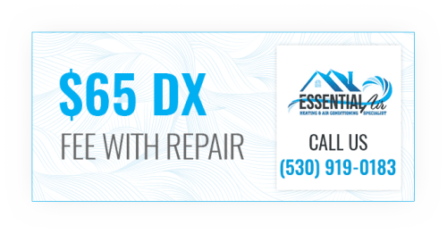 $65 DX Fee With Repair



Get $65 DX Fee With Repair for our Costumers. Contact Essential Air Heating and Air Conditioning Specialist at 530-919-0183 to grab the deal. #10% Off On First Responders
