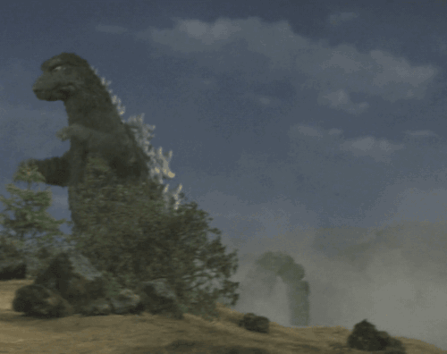 citystompers1:Godzilla vs. Megalon (1973)off to work