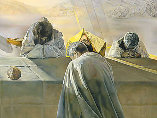 The Sacrament of the Last Supper (Detail)  -   Salvador Dali  1955Catalan  1904-1989Surrealism