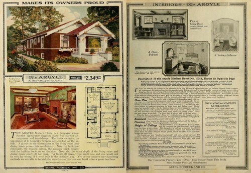 Sears Roebuck Modern Homes (1923) - The Argyle