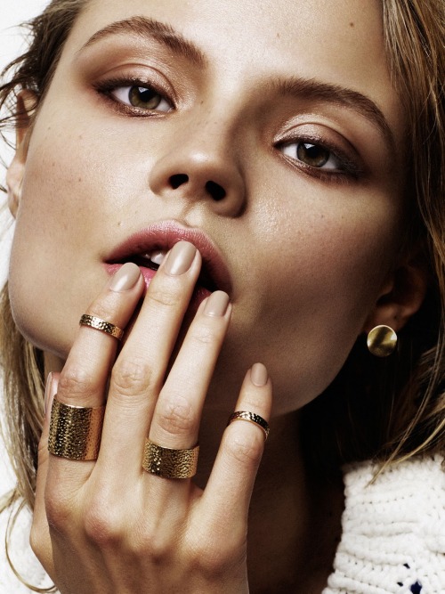 vs-aw:  Magdalena Frackowiak wearing Magdalena Frackowiak Jewelry by Alique for Models.Com, 2015.