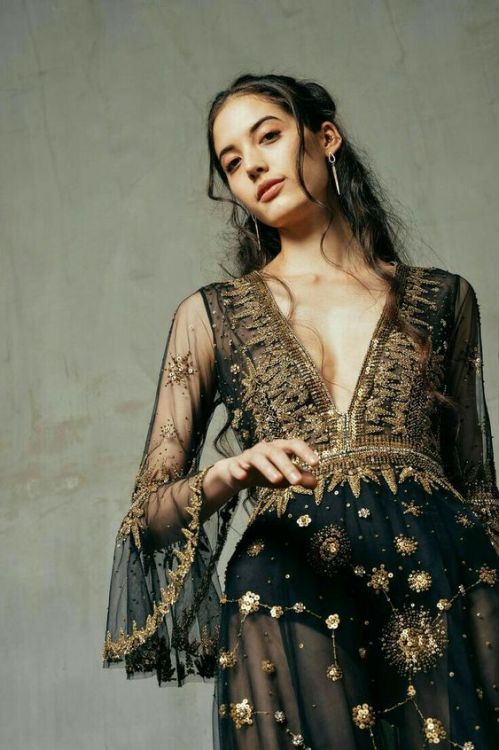 alwayssaltymiracle: Cucculelli Shaheen “Hera Constellation Dress” Couture