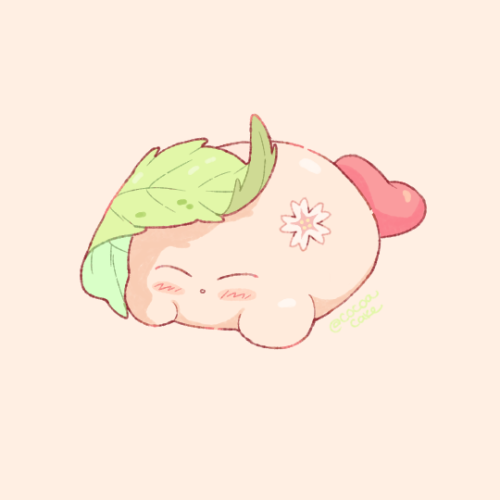 cocoacake:saw a plush of kirby that looked like mochi and i rlly want him :(