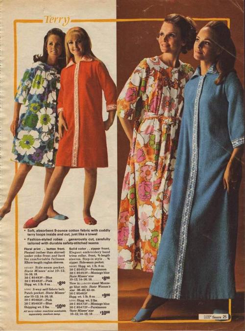 Women&rsquo;s Terry Cloth Dresses (1969)