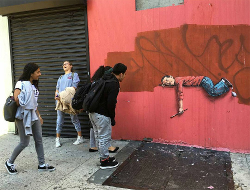 itscolossal:  More: Site-Specific Street Interventions by Ernest Zacharevic [11 images] 