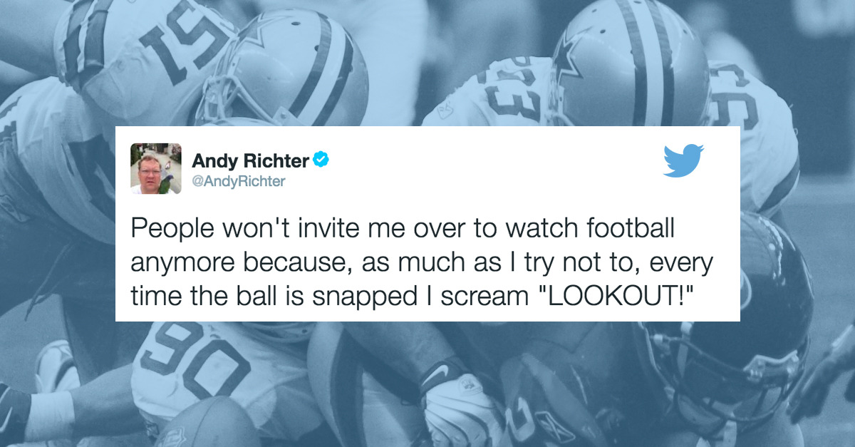 25 Tweets About Football That We’re Gonna Need You To Read By The End Of The Day
These tweets are currently undergoing the NFL’s concussion protocol.
