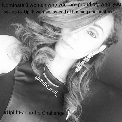 Women Supporting Women Here is my challenge! I have been watching IG, twitter, &amp; facebook an