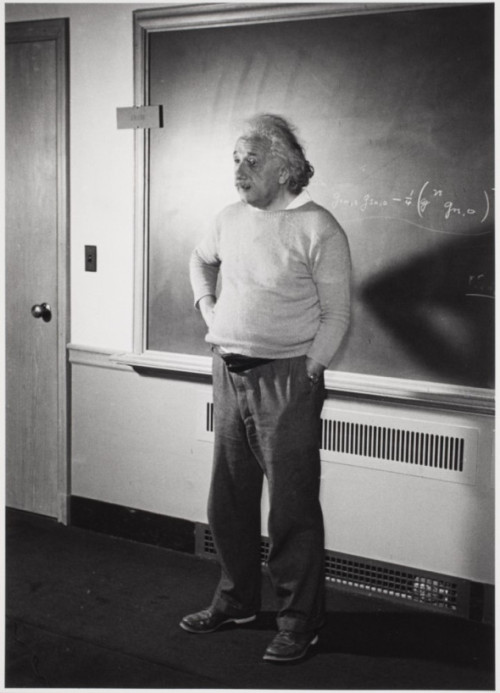 Einstein himself referred to this image as his favorite of himself. He even wrote a note for Lucien 