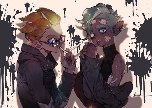 pigeon666:Splatoon2 doodles