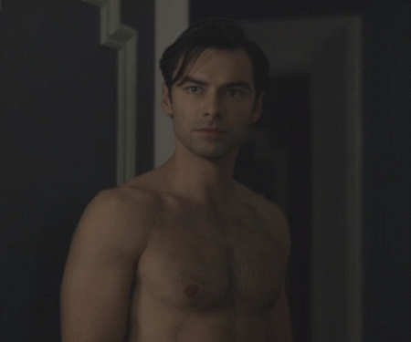 theheroicstarman:  Aidan Turner shirtless and in a towel in And Then There Were None.