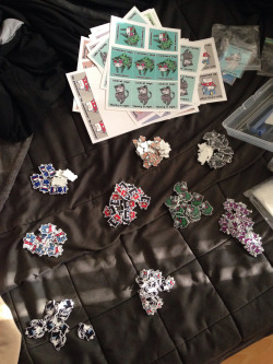 IT BEGINS!!!! Time to package all my new and replenished charms :3