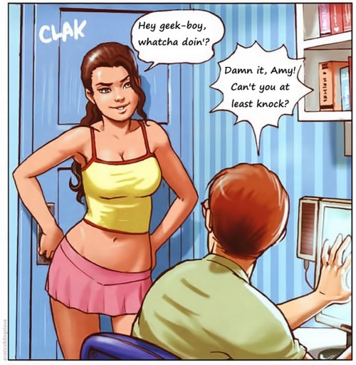 typicallyunique204:  Sister Catches Brother part 1 