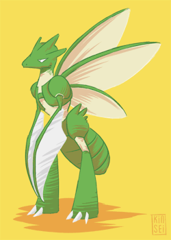 Kin-Sei:   Pokeddexy Challenge - Day 1 : Bug Type #123 Insecateur (Scyther)   I’m