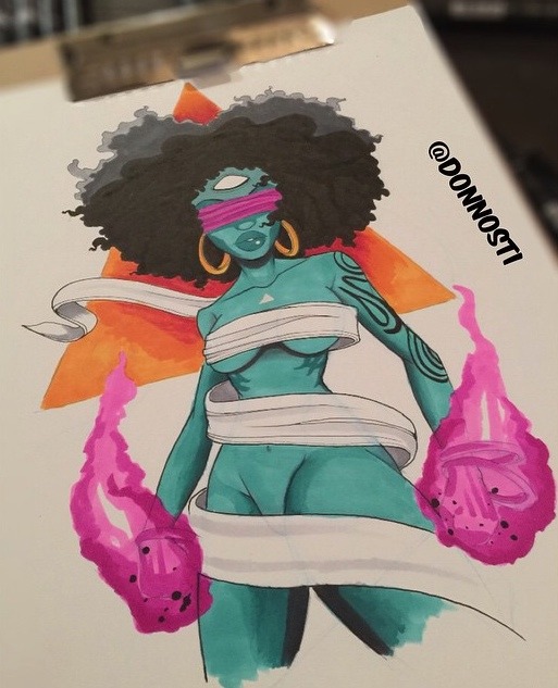 afro-arts:nostimindart.bigcartel.com // IG: donnosti