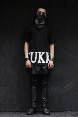 aagdolla:  Black fashion. FUKK tee ( by aagdolla