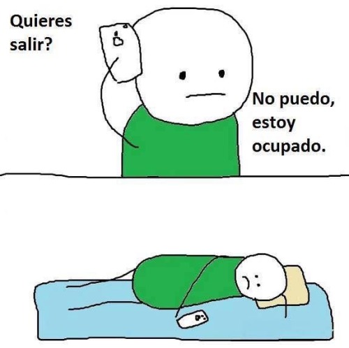encarandomisproblemas:  Últimamente paro así :u