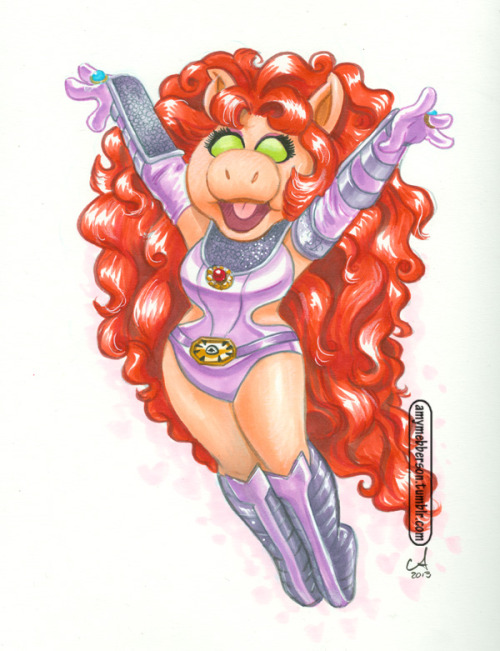 amymebberson:  Piggy Starfire 