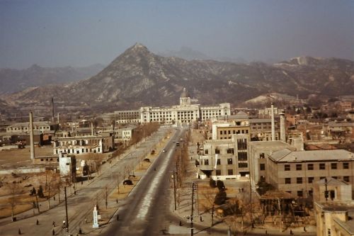 South Korea, 1950s - 35mm red border Kodachrome (1) Japanese General Government Building (demolished