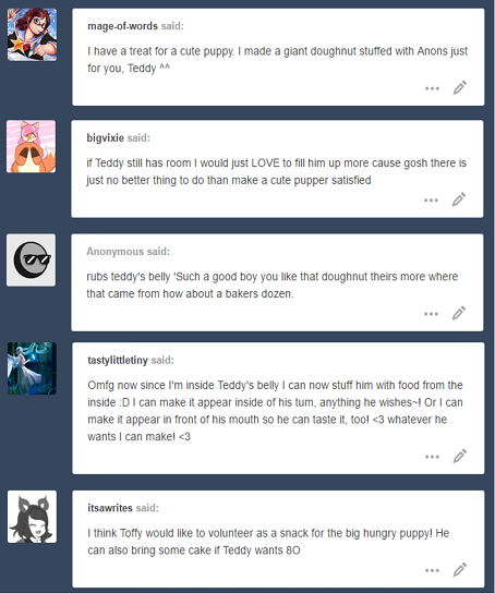 You Guys Are Gonna Make Him Fat (as If He Wasnt Already). :P