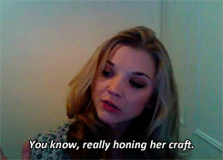 fyeahsophieturner:  &ldquo;[Diana Rigg] passed on words of wisdom like an older