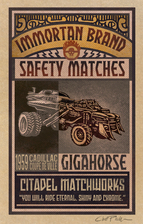 xombiedirge: Matchbox Art series by Chet Phillips / Tumblr / Store. Prints available HERE. Created and submitted by Chet Philllips 