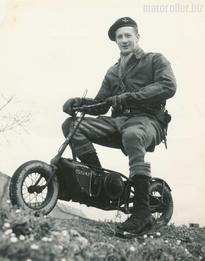 peashooter85:War Scooter — The Excelsior WelbikeLooking more like a mini motorcycle for a child than