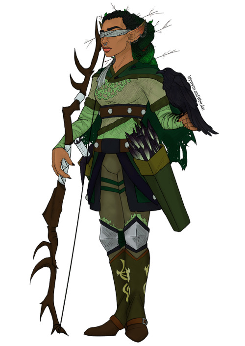 I was recently commissioned to make character art for a friends new DnD podcast Wyverns and WeirdosS