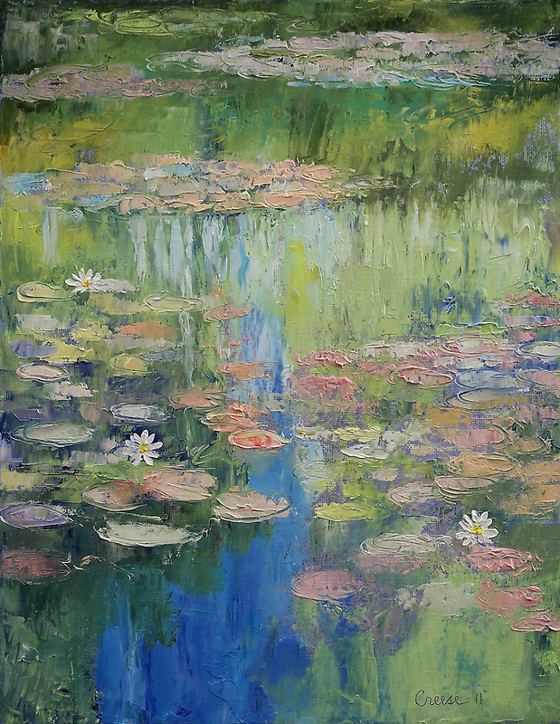 creese:  &ldquo;Water Lily Pond&rdquo; by Michael Creese 