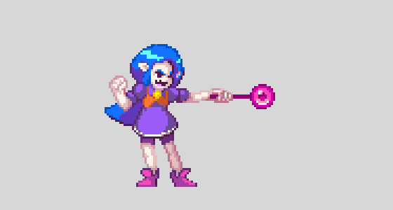 Dorothy, Fara’s older sister, come to slay with magic and cool hair~