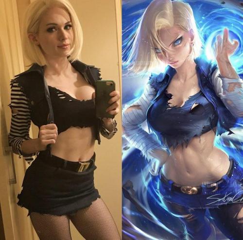 cosplaygonewild:Reposting, No 18 Would reincarnate as krillin, no question.
