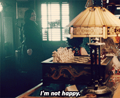 that-insane-shipper-girl:  fandomsswirrelz:  Mr. Gold & Regina ~In Gold’s shop.  I fucking love it when Regina and Rumple get sassy with each other, it’s hilarious. xD 