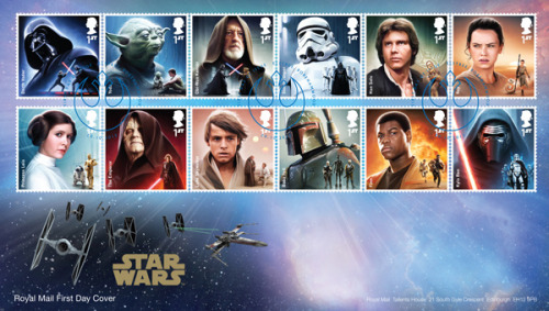 laughingsquid: New United Kingdom Royal Mail Collectible ‘Star Wars’ Stamps That Feature New and Cla