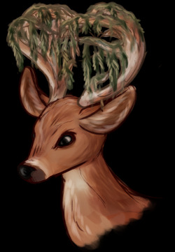 mossy deer doodle