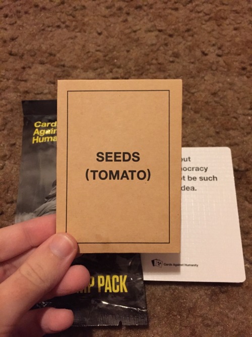 zelly-fangirl: just in case we all forgot how insane the Cards Against Humanity people were