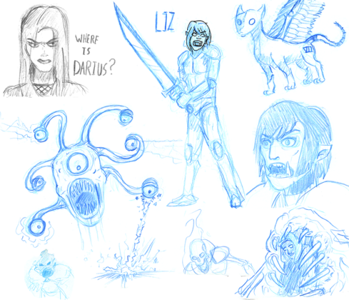 It’s sketch-dump time 