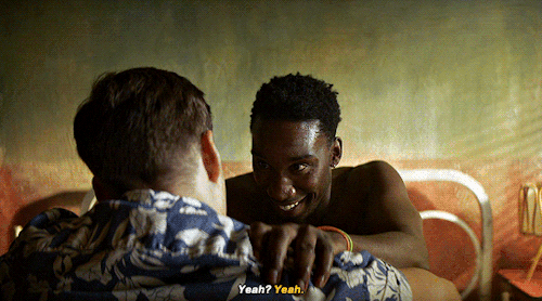 BILL SKARSGÅRD, NATHAN STEWART-JARRETT Mateo & Jonah In “Soulmates” — Layover (1.04)